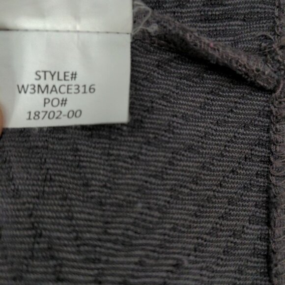 Prana Women's Macee Sweater Dress Size Medium Jacquard Gray Textured - Picture 6 of 6